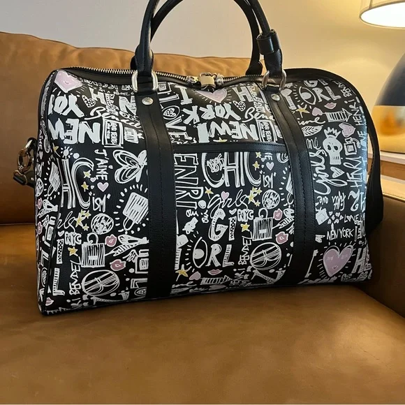 Henri Bendel Graffiti Duffel Bag - Picture 2 of 7